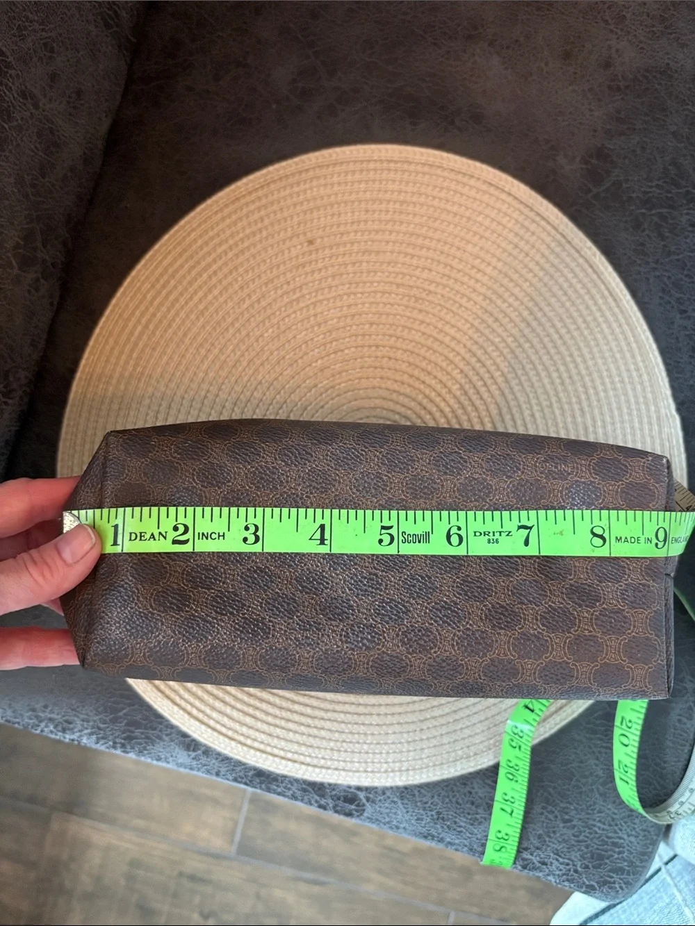 Celine Macadam Cosmetic/toiltry Pouch